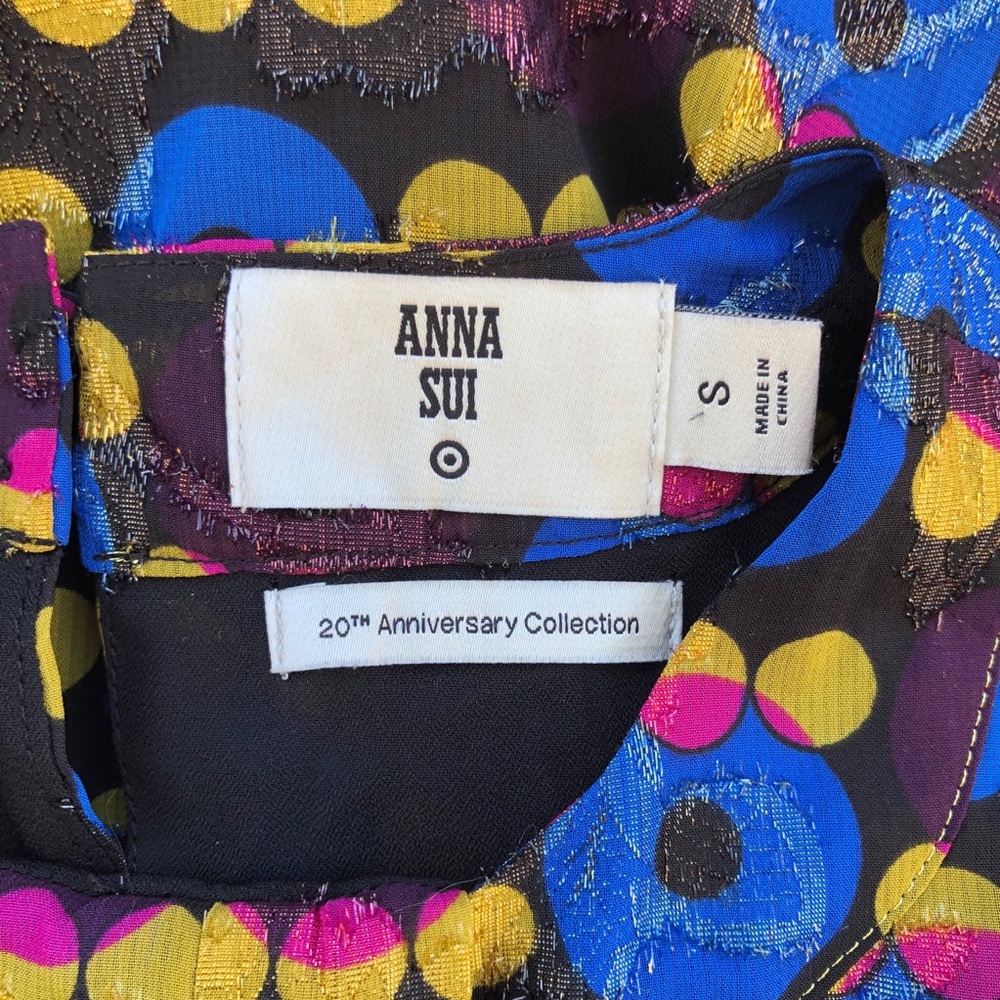 Anna Sui for Target Metallic Circles Shift Dress - Picture 9 of 10